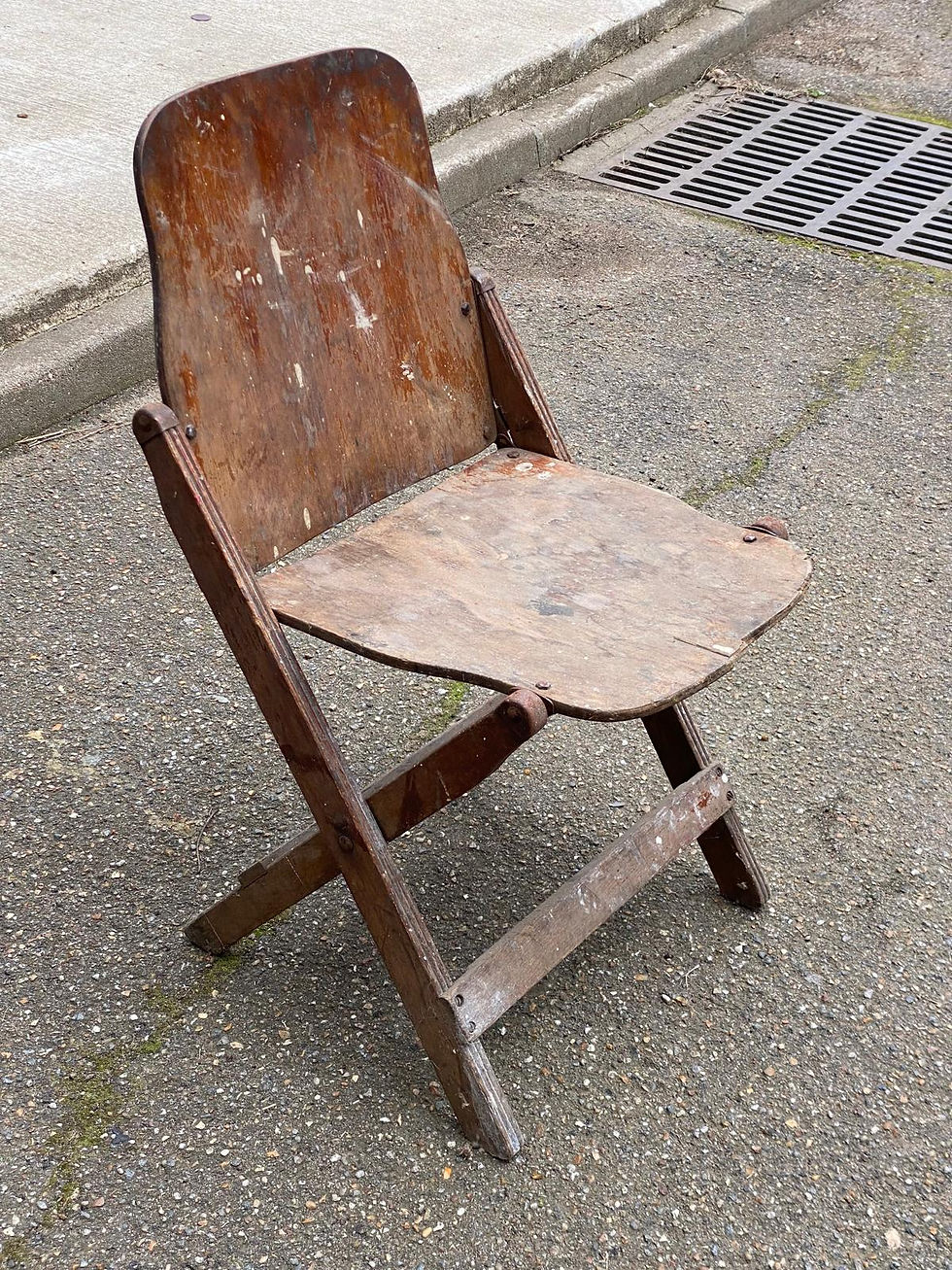 Miniature : Chaise pliante US army deuxième guerre mondiale