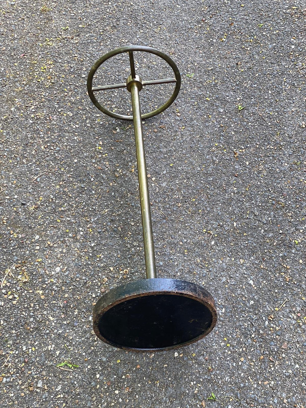 Miniature : Porte parapluie vintage en laiton doré