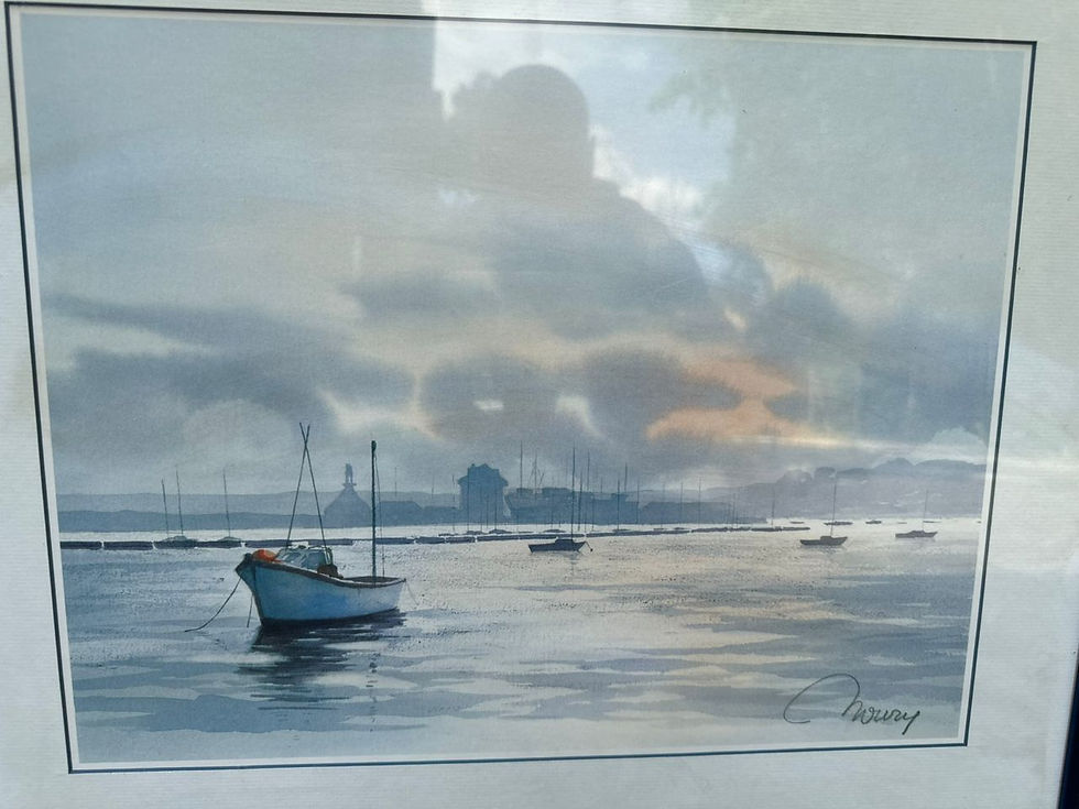 Miniature : Tableau aquarelle signé Jacques Noury