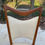 Miniature : 6 chaises italiennes d'inspiration scandinave en teck et cuir blanc beige