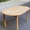 Miniature : Table à manger scandinave extensible rénovée en bois massif 180cm