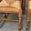 Miniature : 6 chaises bois massif clair et paille dossier haut type ferme