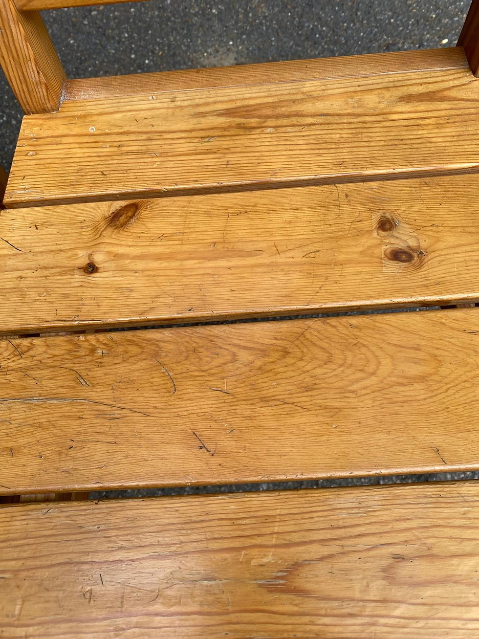 Miniature : 2 chaises de salle à manger en bois massif