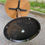 Miniature : Table de bistrot ronde en bois avec pied tulipe en acier argenté 60cm