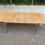 Miniature : Table à manger scandinave rectangulaire extensible en teck 220cm