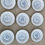 Miniature : 11 assiettes creuses en porcelaine bavaroise Mitterteich
