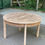 Miniature : Table à manger scandinave ronde extensible rénovée 172cm