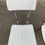 Miniature : 2 chaises formica beige et acier