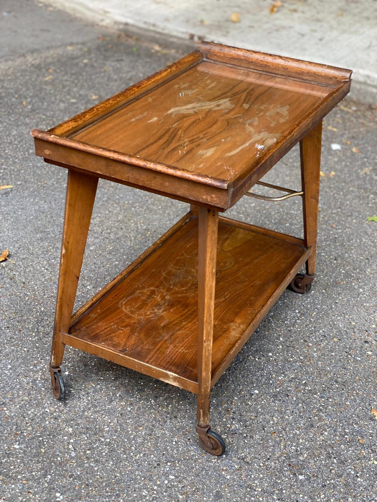 Desserte art déco scandinave 1950