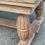 Miniature : Table de monastère art déco extensible rénovée en chêne brut 250cm