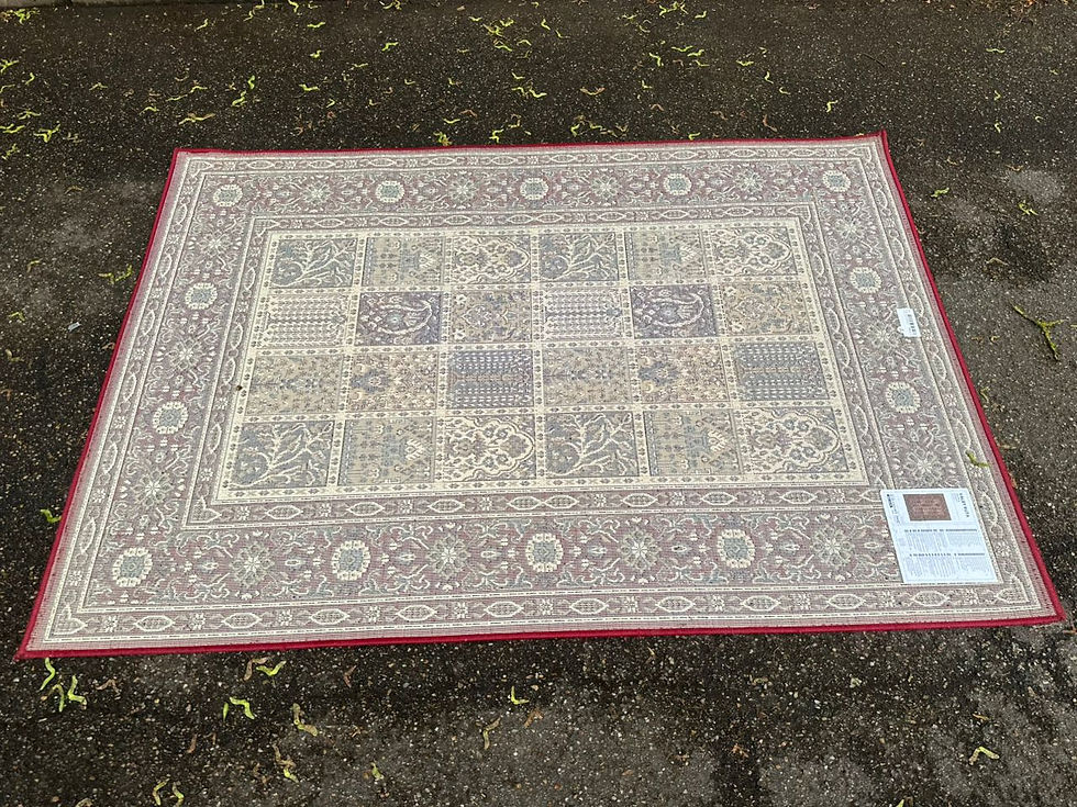 Miniature : Tapis ikea Valby Ruta vintage style oriental rouge bordeaux 133x195cm
