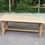 Miniature : Table à manger de ferme rénovée en bois brut 200cm XXème