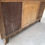 Miniature : Buffet enfilade art déco 4 portes rénové en bois de chêne brut 200cm