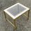 Miniature : Table basse art déco laiton et verre