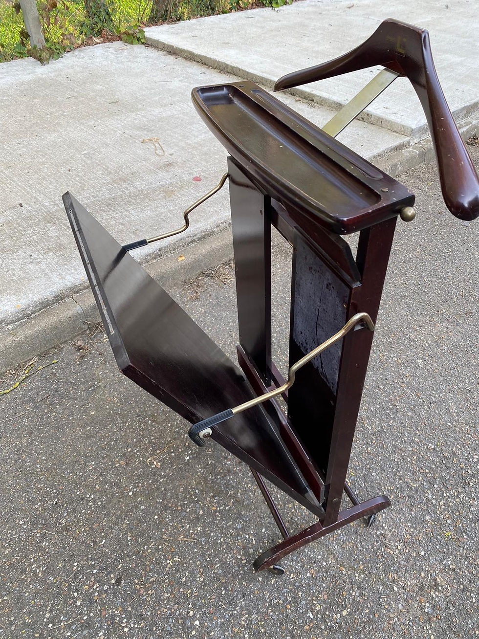 Miniature : Valet vintage Pressmaster acajou 1960