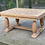 Miniature : Table de monastère art déco extensible rénovée en chêne brut 250cm