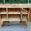 Miniature : Vitrine vaisselier vintage en bois massif art déco 1950