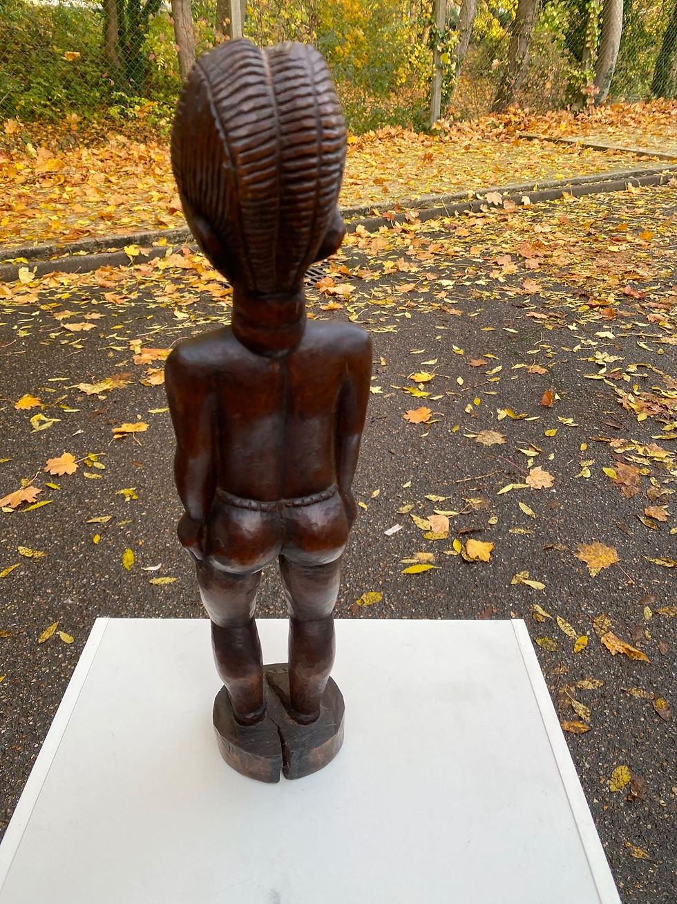 Miniature : Statuettes africaines sculptée en bois 60cm
