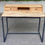Miniature : Bureau scandinave chêne massif et métal noir 105cm