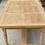 Miniature : Table de ferme extensible rénovée en chêne brut 260cm
