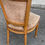 Miniature : Lot de 6 chaises en bois massif et velours style Louis XVI