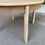 Miniature : Table à manger scandinave ronde extensible rénovée frêne clair 172cm