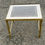Miniature : Table basse art déco laiton et verre