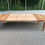 Miniature : Table à manger art déco ronde extensible rénové en bois brut 1950 300cm