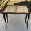 Miniature : Table de jeu pliable extensible et pivotante Louis XV en bois massif