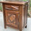 Miniature : Commode art déco en bois massif finition chêne foncé satin 1 porte