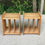 Miniature : Paire de meubles vinyles scandinaves en bois massif