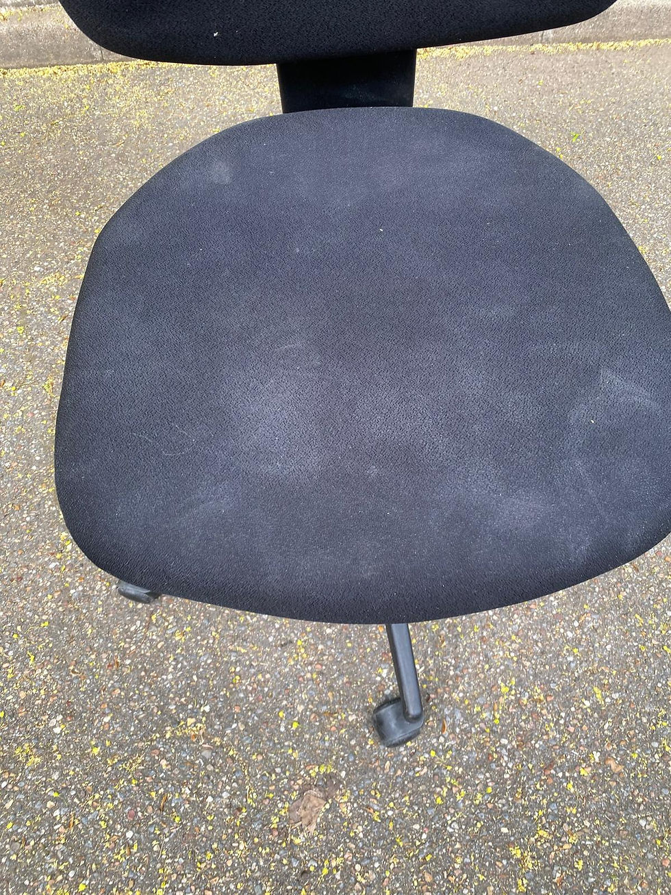 Miniature : Chaise de bureau pivotante noire