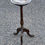 Miniature : Table d’appoint ronde sellette tripode en bois massif 54cm