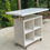Miniature : Table bar habitat blanche laquée 100cm