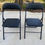 Miniature : 4 chaises pliables noires 2x2