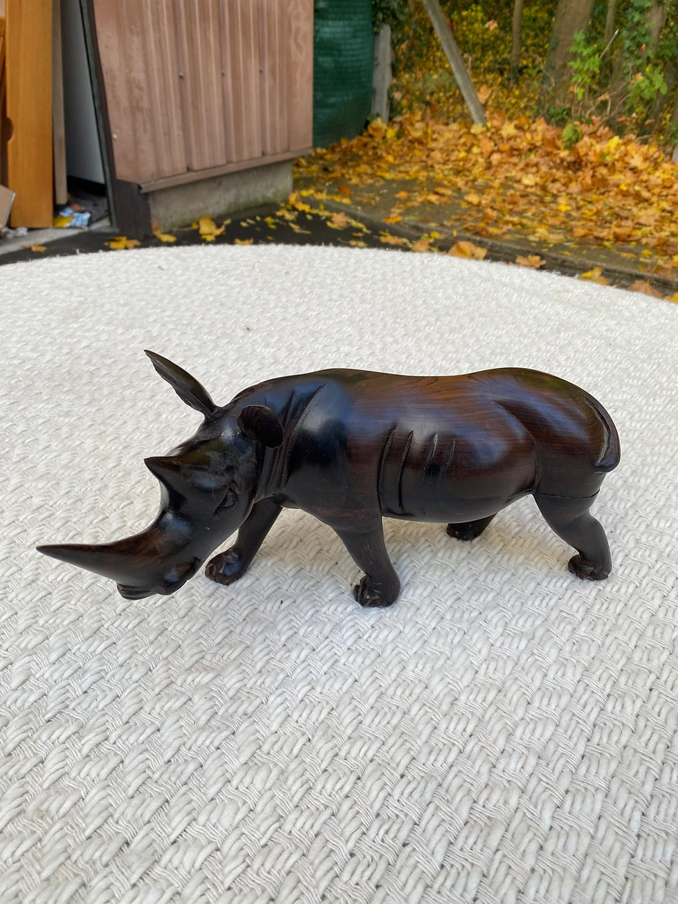 Miniature : Statuette africaine sculptée en bois 50cm