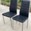 Miniature : 2 chaises à manger simili cuir noir