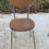 Miniature : 4 chaises de cuisine en formica brun effet bois