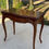 Miniature : Table de jeu pliable extensible et pivotante Louis XV en bois massif