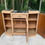 Miniature : Buffet parisien art déco vintage rénové en bois massif et marbre 1930