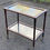 Miniature : Desserte vintage verre et palissandre style Lacca