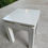 Miniature : Table basse carrée scandinave vintage blanche