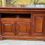 Miniature : Buffet Louis Philippe campagnard en bois avec 2 tiroirs et 3 portes 126cm