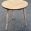 Miniature : Table basse table d’appoint scandinave pieds compas rénovée en bois brut