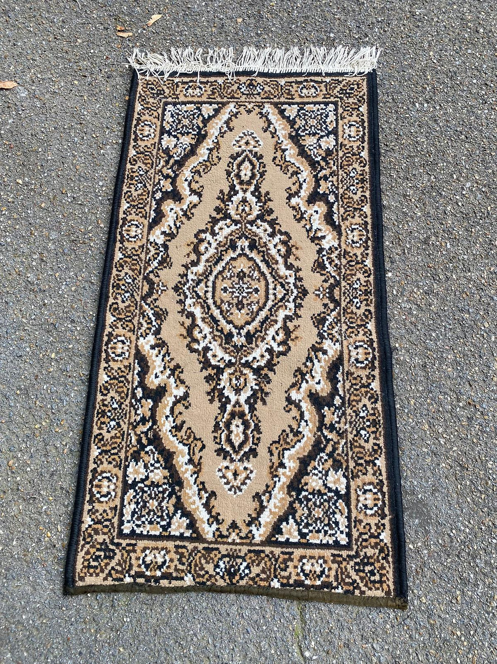 Tapis persan imitation laine 55x110cm