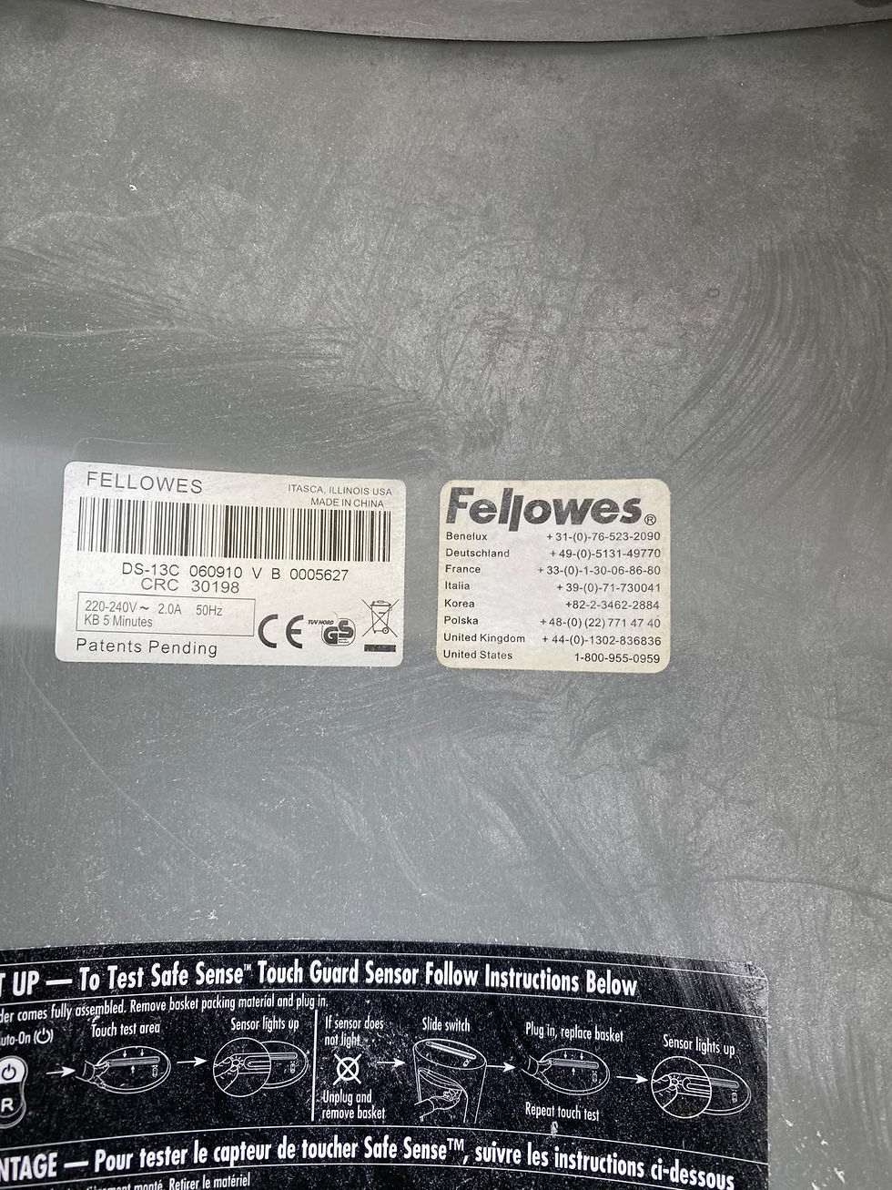 Miniature : Destructeur de documents Fellowes Hred DS L70-C-13 C