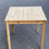 Miniature : Table à manger scandinave carrée en bois massif rénové 75cm