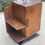 Miniature : Table de chevet art déco bois massif et marbre 1950