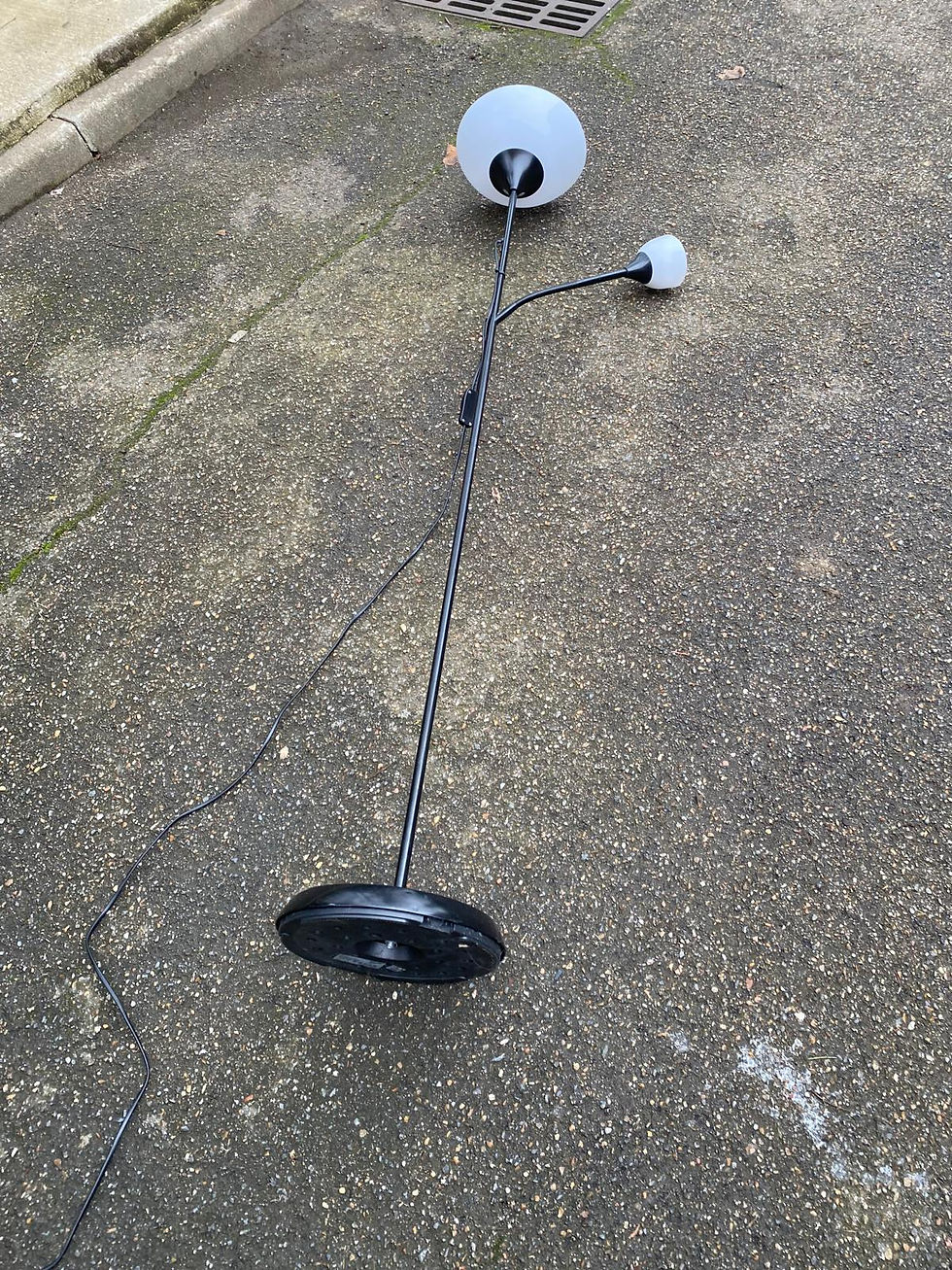 Miniature : Lampadaire liseuse ikea TÅGARP noir avec 2 ampoules