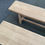 Miniature : 2 bancs de ferme rénovés en chêne du 19ème 180cm